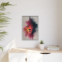 Majestic Lion Watercolor Art | Vibrant Animal Portrait