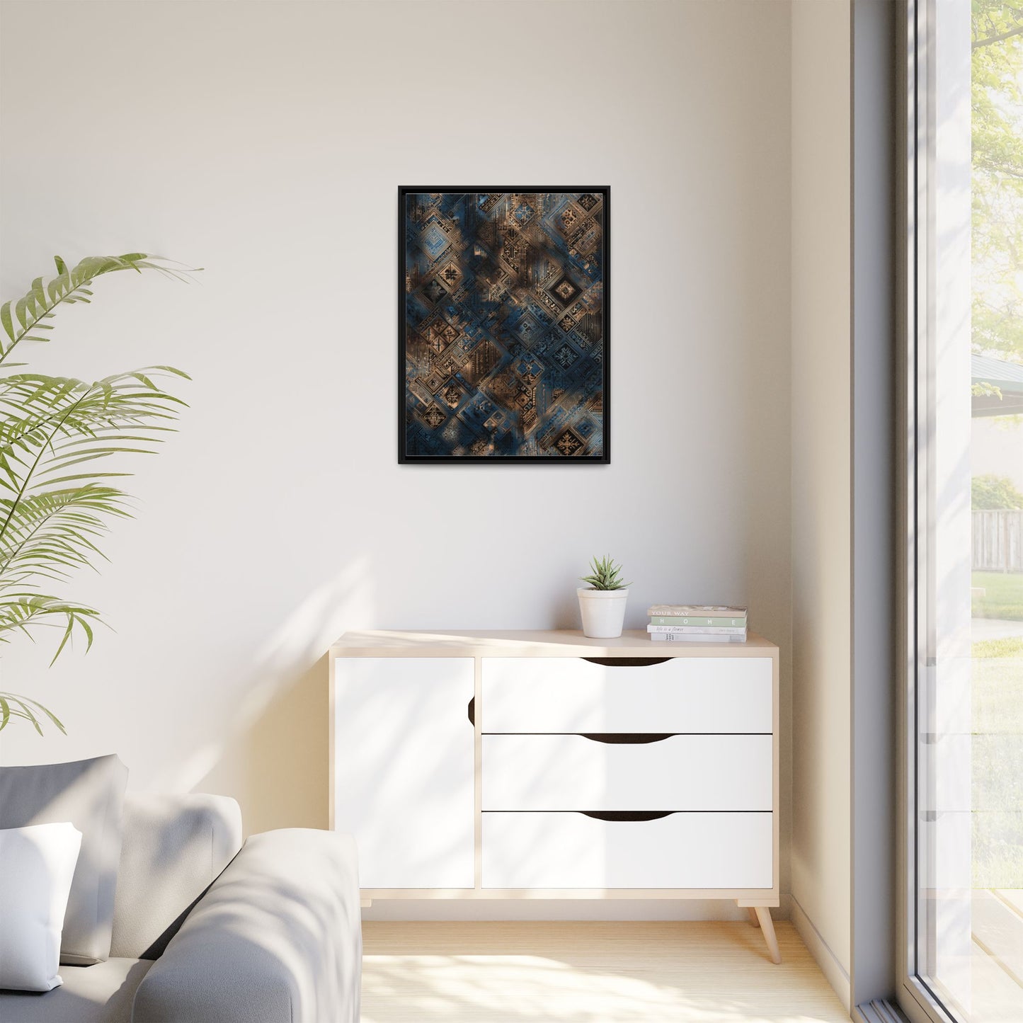 Intricate Geometric Wall Art - Abstract Pattern