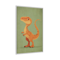 Whimsical Dinosaur Illustration Art for Kids' Rooms