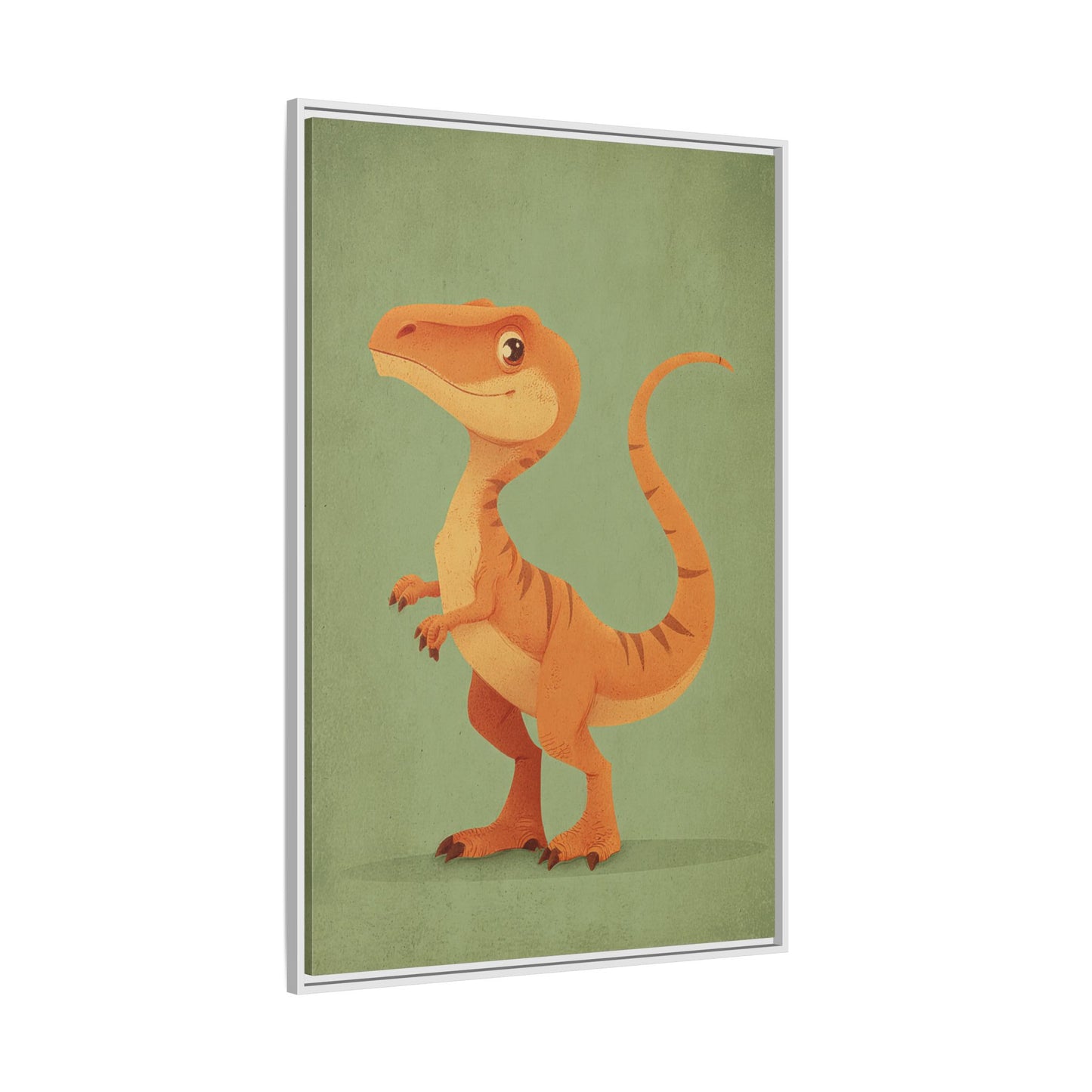 Whimsical Dinosaur Illustration Art for Kids' Rooms