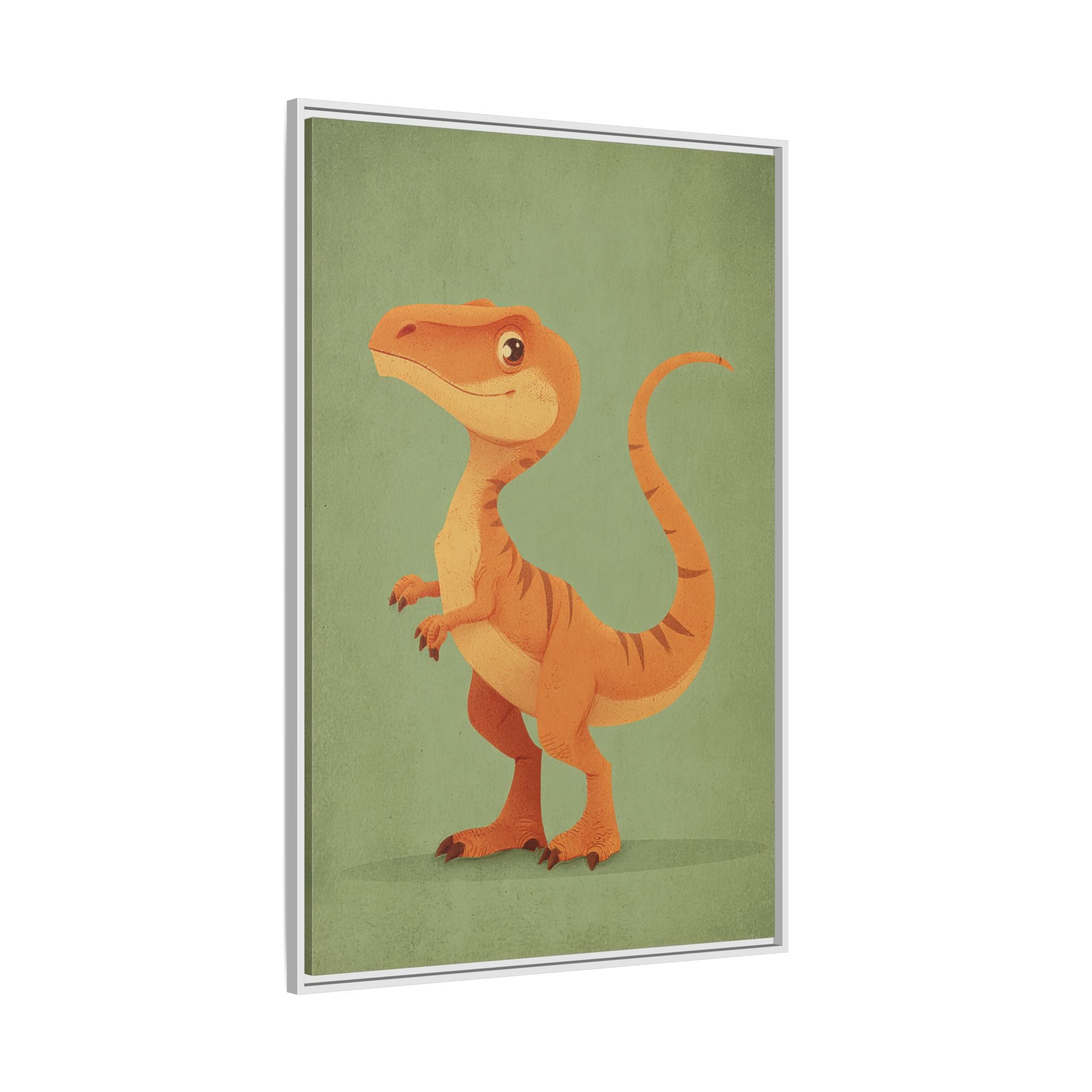 Whimsical Dinosaur Illustration Art for Kids' Rooms