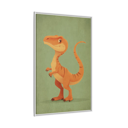 Whimsical Dinosaur Illustration Art for Kids' Rooms