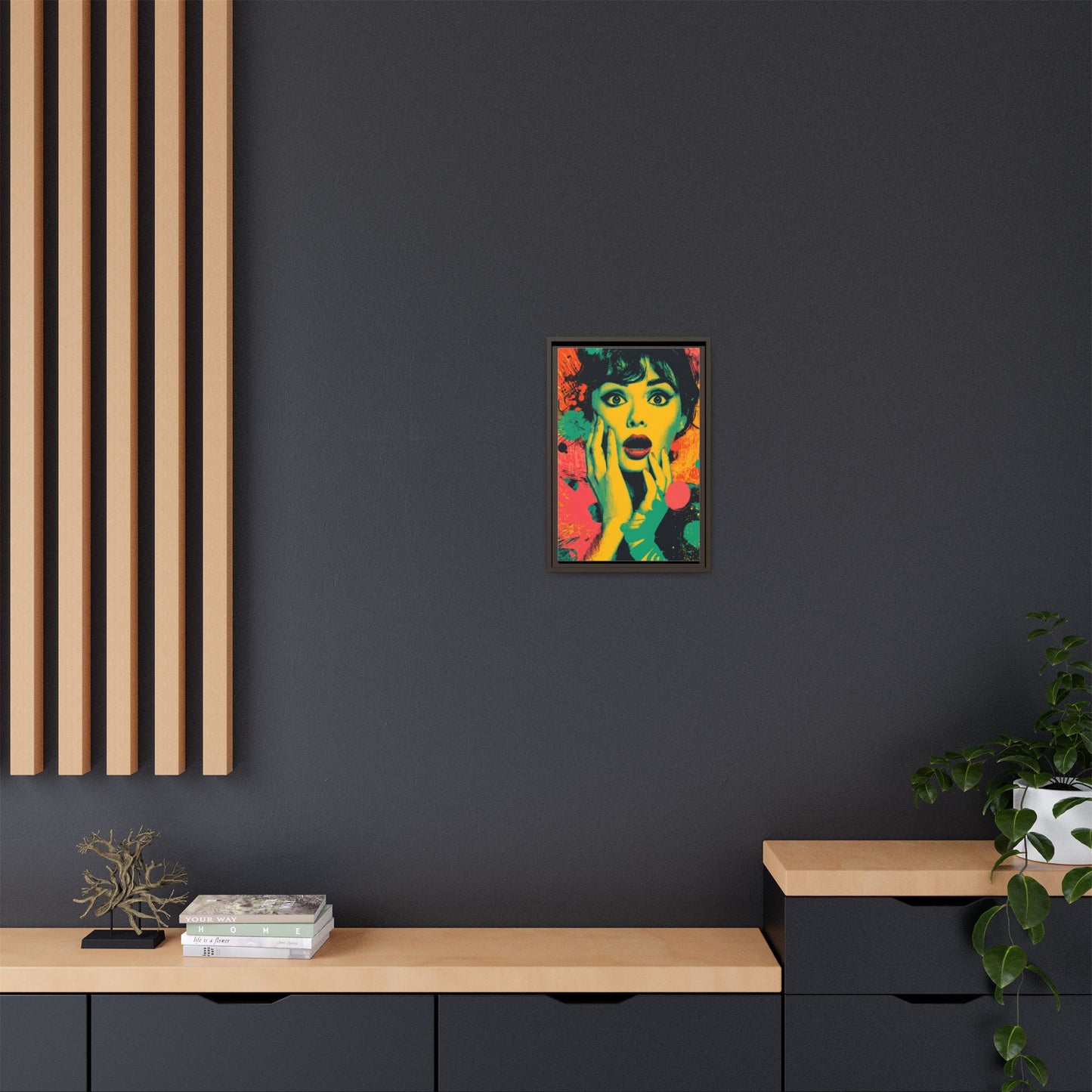 Surreal Pop Art Woman – Vibrant Modern Wall Art