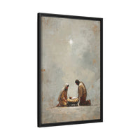 Nativity Scene Art Print - Warm Family Vibes