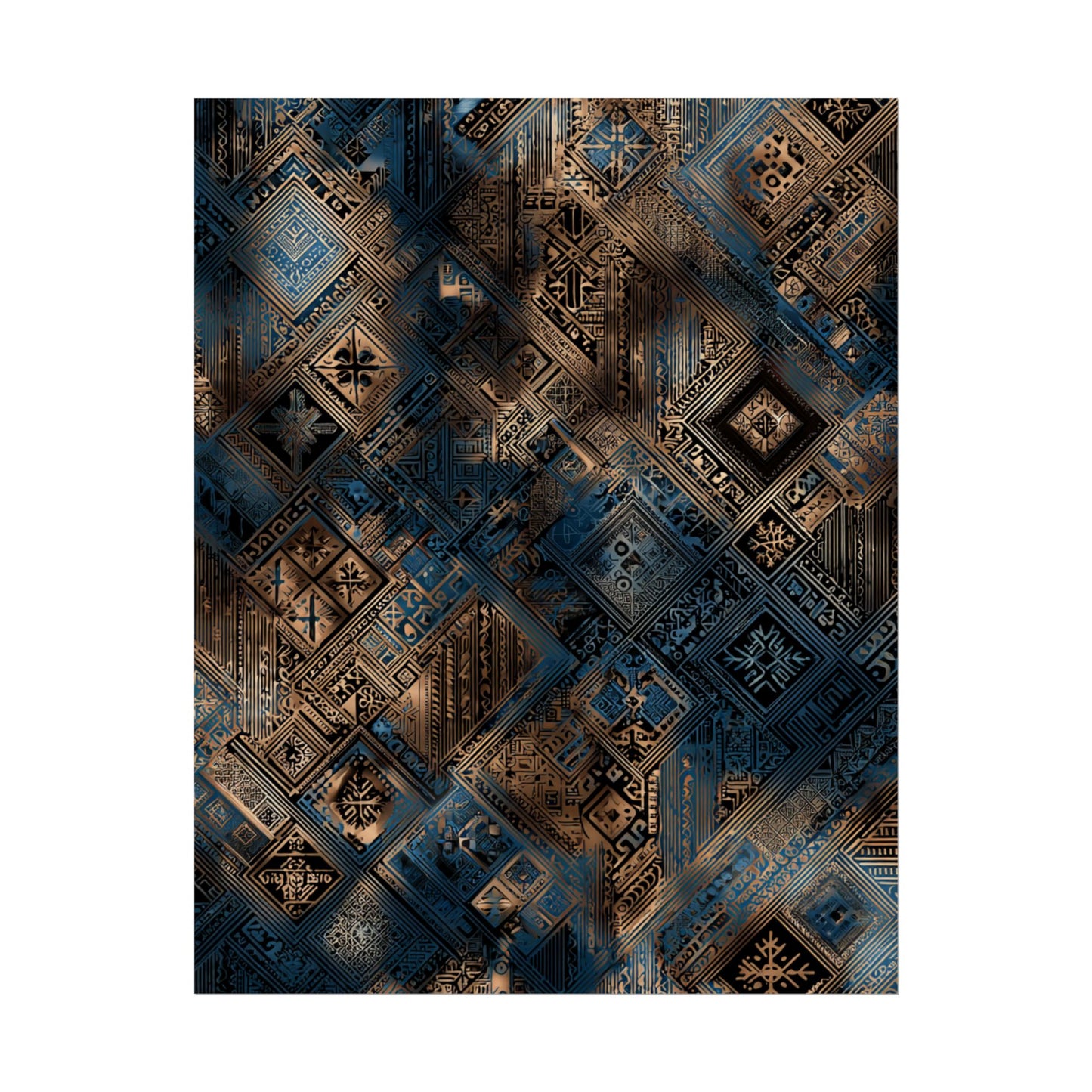 Intricate Geometric Wall Art - Abstract Pattern