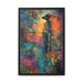 Abstract Cowgirl Art | Colorful Canvas Artwork