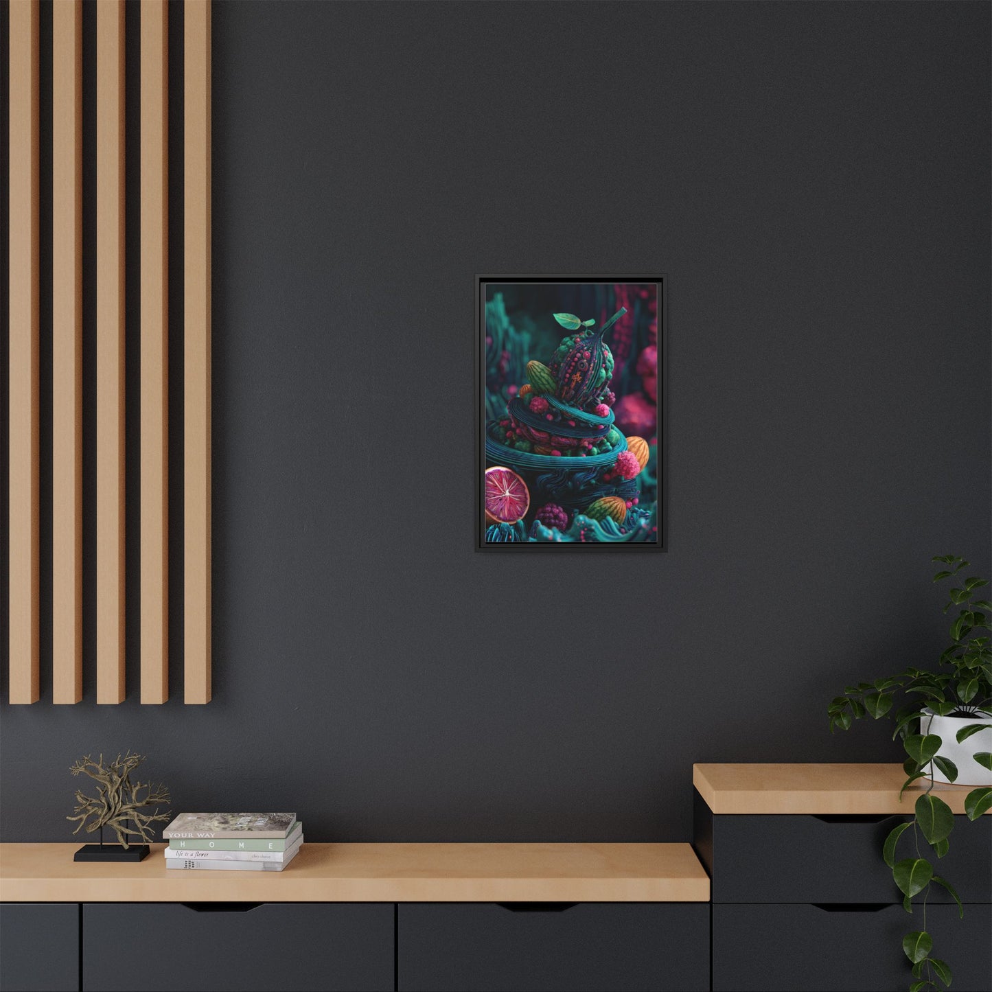 Surreal Fruit Fantasy Art - Vibrant Digital Design