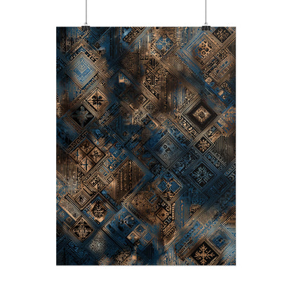Intricate Geometric Wall Art - Abstract Pattern