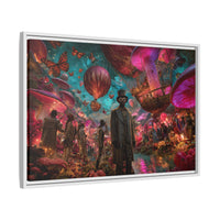 Whimsical Hot Air Balloon Fantasy Artwork | Surreal Landscape