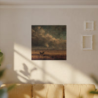 Cattle in Industrial Landscape | Vintage Style Art Print