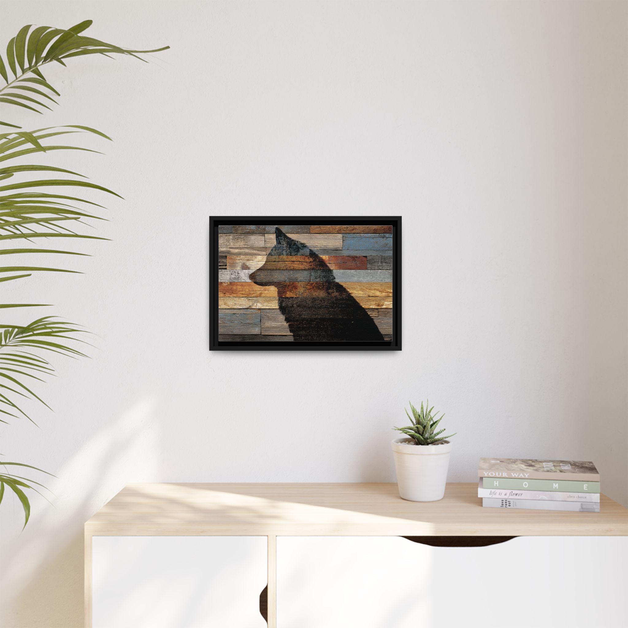 Rustic Wolf Silhouette Wall Art | Nature Inspired Decor