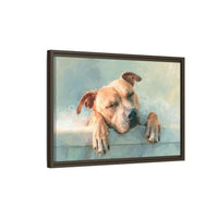 Cozy Dog Portrait | Serene Animal Artwork for Warm Spaces