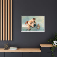 Calming Canine Portrait - Serene Dog Art Print