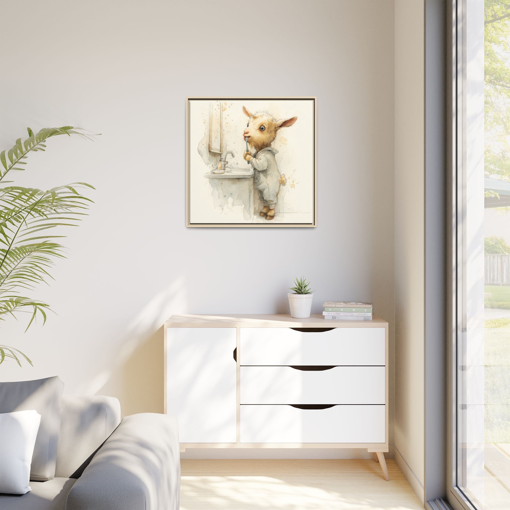 Whimsical Goat Art | Perfect for Children's Rooms