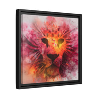 Vibrant Lion Watercolor Artwork | Animal Portrait