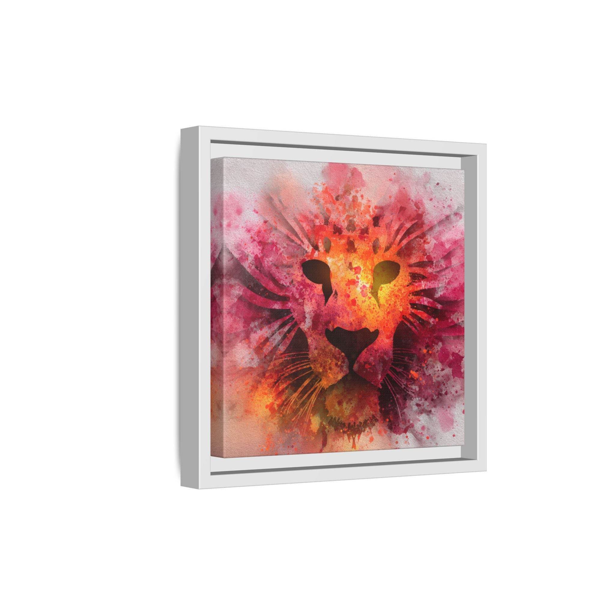 Vibrant Lion Watercolor Artwork | Animal Portrait