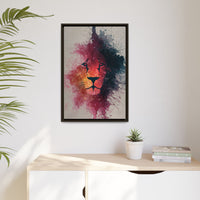 Majestic Lion Watercolor Art | Vibrant Animal Portrait