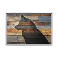 Rustic Wolf Silhouette Wall Art | Nature Inspired Decor