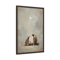 Nativity Scene Art Print - Warm Family Vibes