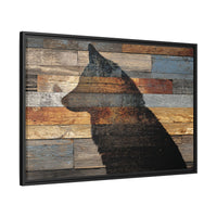 Rustic Wolf Silhouette Wall Art | Nature Inspired Decor