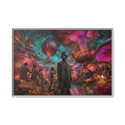 Whimsical Hot Air Balloon Fantasy Artwork | Surreal Landscape