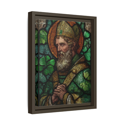 Saint Artwork | Irish Heritage Art | Traditional Green Tones