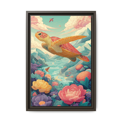Vibrant Turtle Art | Whimsical Nature Illustration