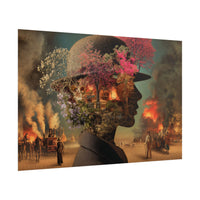 Surreal Botanical Portrait Art | Unique Digital Illustration