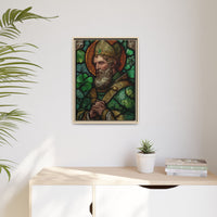Saint Artwork | Irish Heritage Art | Traditional Green Tones