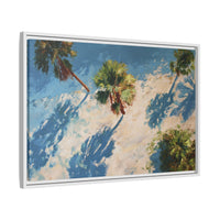 Tropical Palm Trees Artwork | Vibrant Coastal Landscape