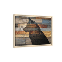 Rustic Wolf Silhouette Wall Art | Nature Inspired Decor