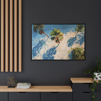 Tropical Palm Trees Artwork | Vibrant Coastal Landscape