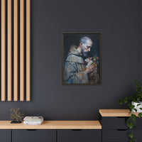 Saint Francis and Rabbit Artwork - Nature Inspired Wall Art