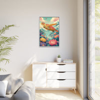 Vibrant Turtle Art | Whimsical Nature Illustration