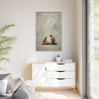 Nativity Scene Art Print - Warm Family Vibes