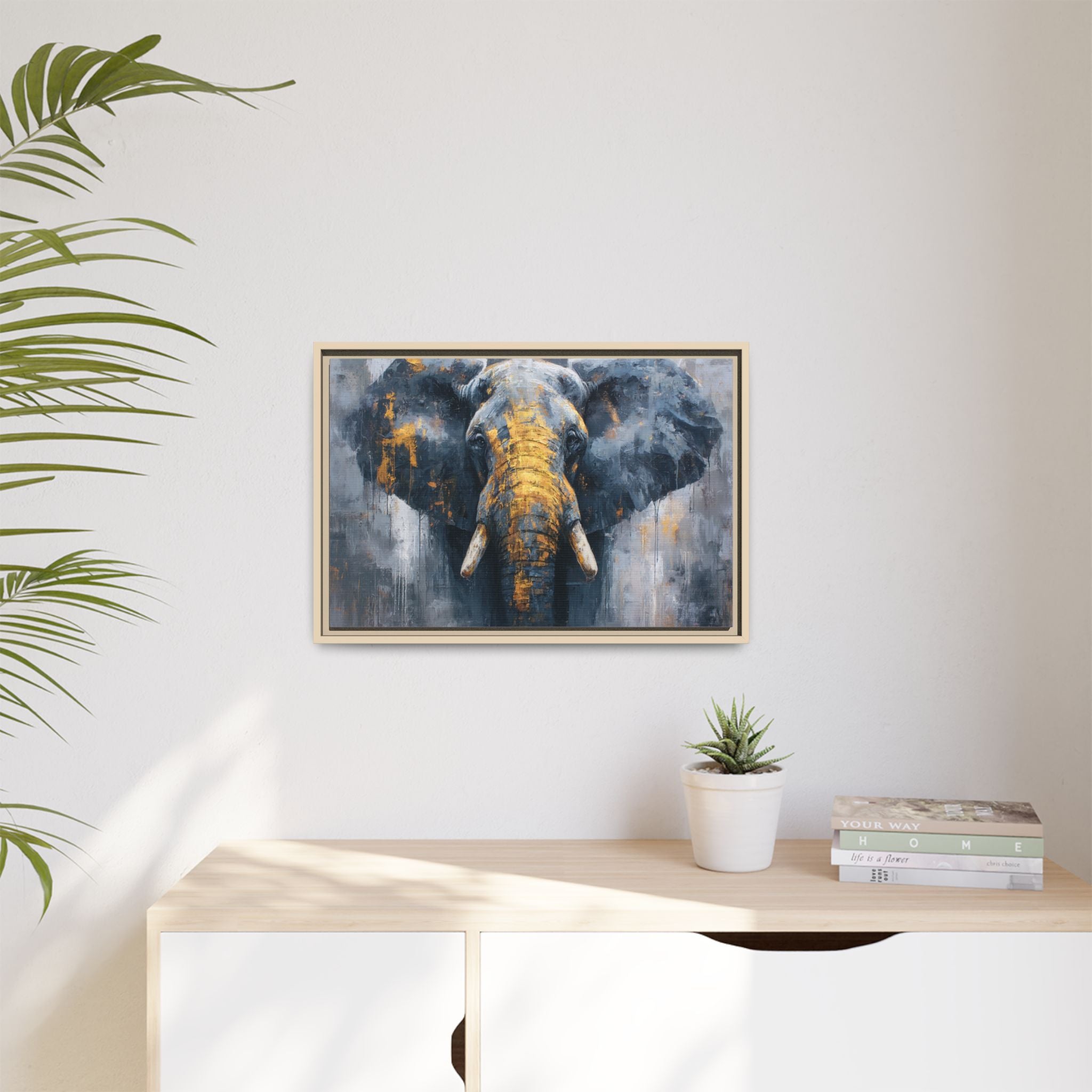 Majestic Elephant Wall Art - Abstract Animal Decor