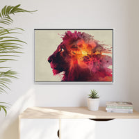 Majestic Lion Watercolor Art | Vibrant Animal Portrait