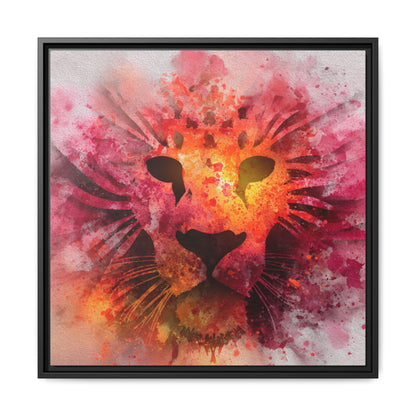 Vibrant Lion Watercolor Artwork | Animal Portrait