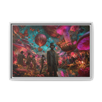 Whimsical Hot Air Balloon Fantasy Artwork | Surreal Landscape