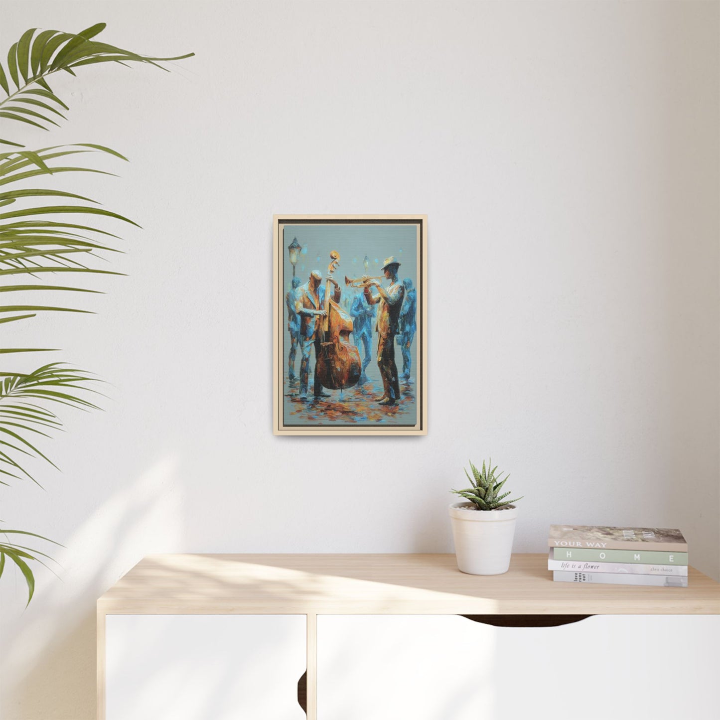 Colorful Jazz Musicians Art for Music Enthusiasts