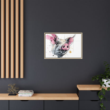 Whimsical Pig Art Print