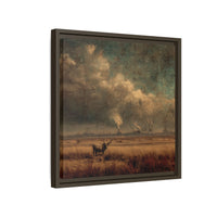 Cattle in Industrial Landscape | Vintage Style Art Print