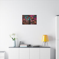 Whimsical Hot Air Balloon Fantasy Artwork | Surreal Landscape