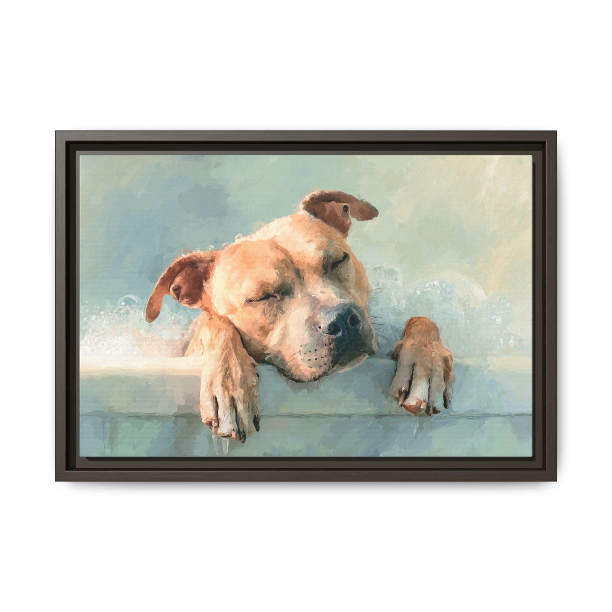 Calming Canine Portrait - Serene Dog Art Print