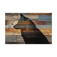 Rustic Wolf Silhouette Wall Art | Nature Inspired Decor