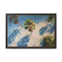Tropical Palm Trees Artwork | Vibrant Coastal Landscape