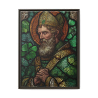 Saint Artwork | Irish Heritage Art | Traditional Green Tones