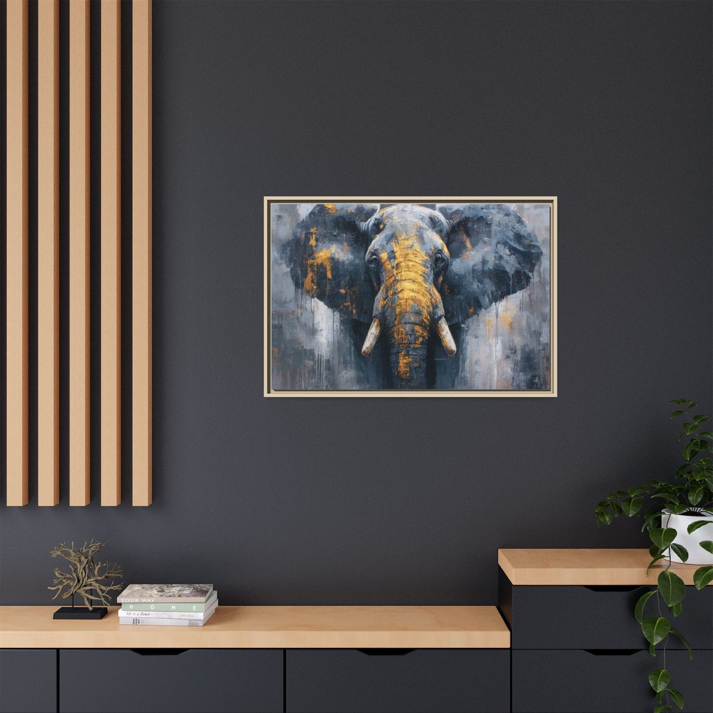 Majestic Elephant Wall Art - Abstract Animal Decor