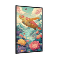 Vibrant Turtle Art | Whimsical Nature Illustration