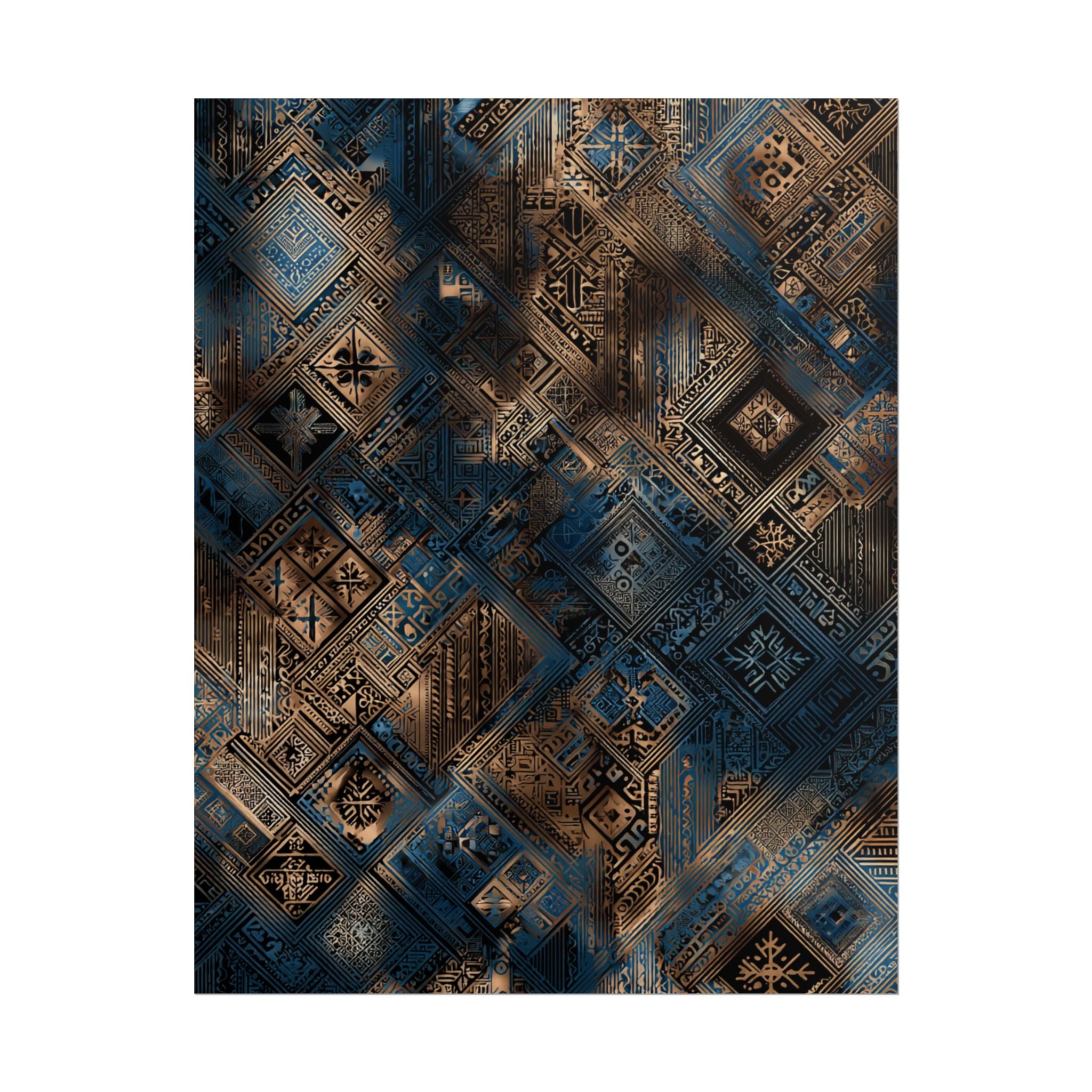Intricate Geometric Wall Art - Abstract Pattern